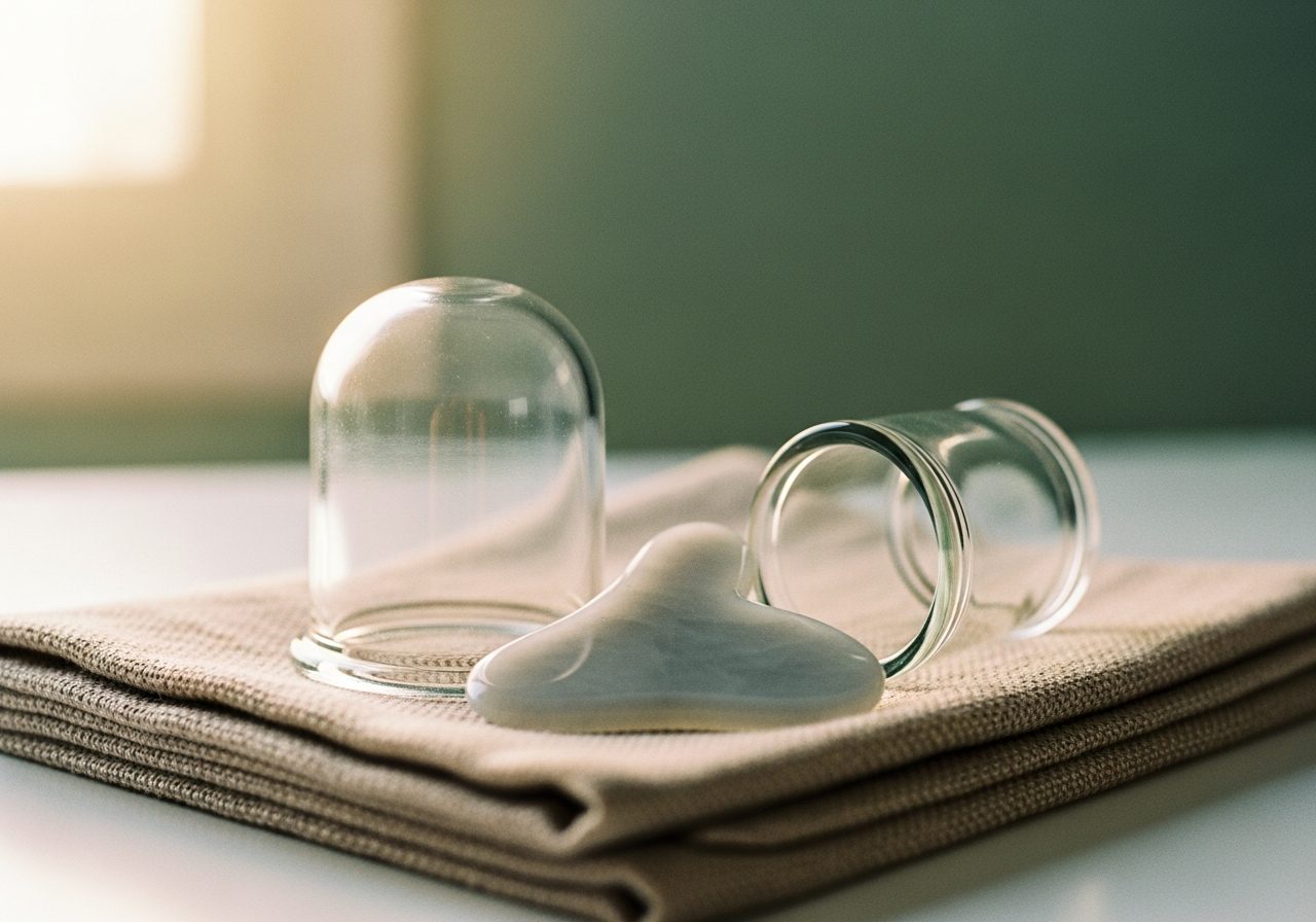 Cupping-behandeling bij Li Yan Massage & Wellness in Gouda