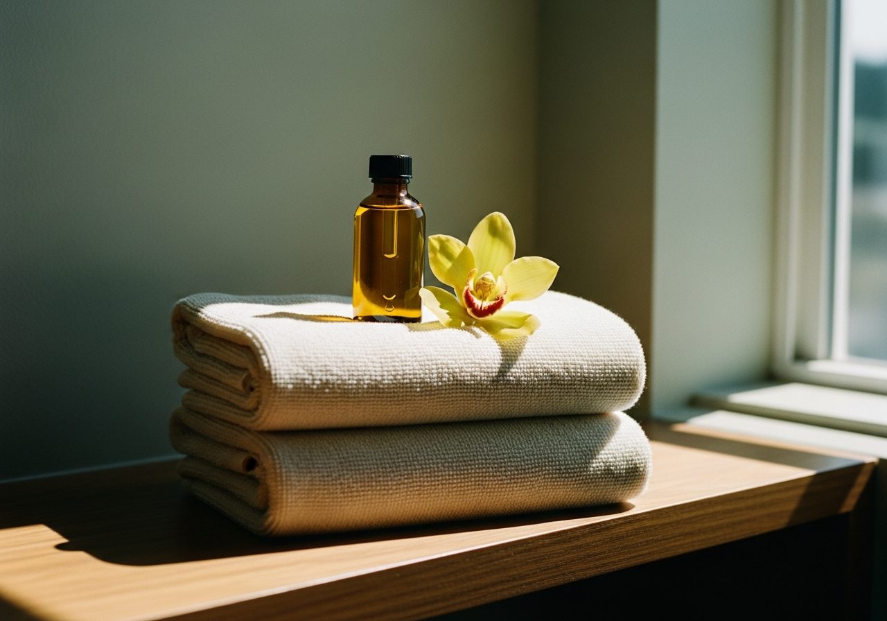 Rustige behandelruimte voor een ontspanningsmassage bij Li Yan Massage & Wellness in Gouda